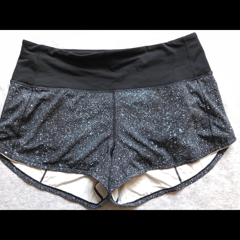 Lululemon High waisted Speed Short size 10